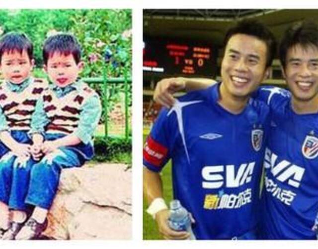 吉祥兄弟：孙吉、孙祥吉祥兄弟在中国足坛算是一段佳话，双胞胎兄弟同时入选国青、国奥、国家队，一同在中国顶级联赛效力，吉祥兄弟还是首例。兄弟俩15岁进入徐根宝投资的上海有线02。7年后，兄弟俩升入上海申花一队，通过不断地努力，他们从国青到国奥一路升到了国家队。